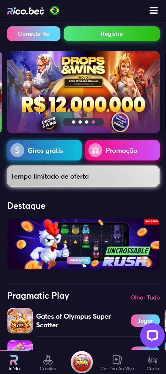 A terceira imagem do aplicativo, plataforma de apostas online com os melhores jogos de apostas e as maiores recompensas em dinheiro